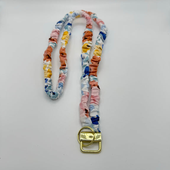 Floral Scrunchie Lanyard