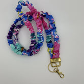 Bright Floral Scrunchie Lanyard